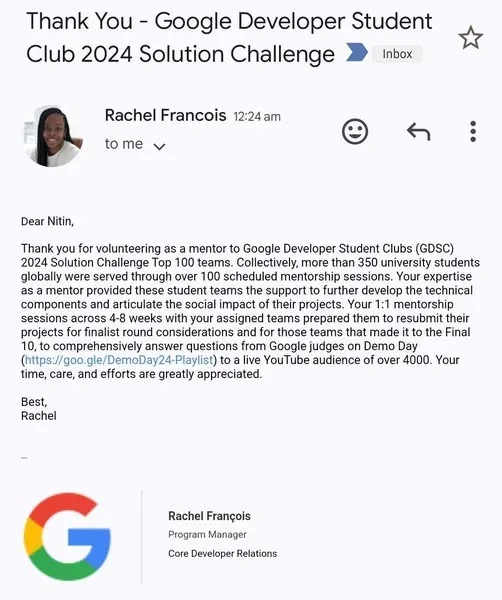 Supporting Solution Challenge teams — recognition and event material 1