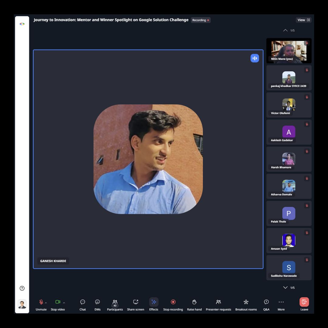 GDSC MIT session graphic